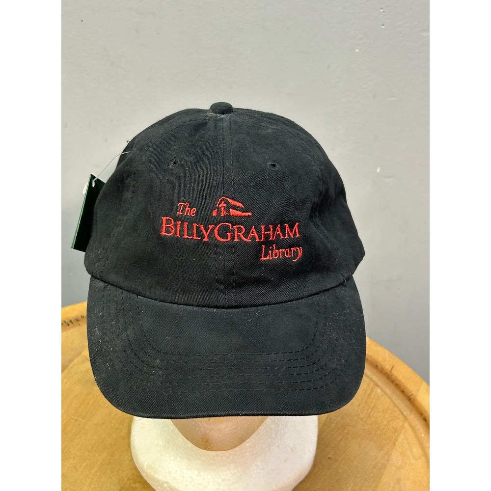 Velocity Hat Unisex OS Black‎ Billy Graham Library Souvenir Baseball Cap New